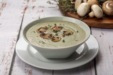 شوربه المشروم الصحيه - شيف سلمى سليمان